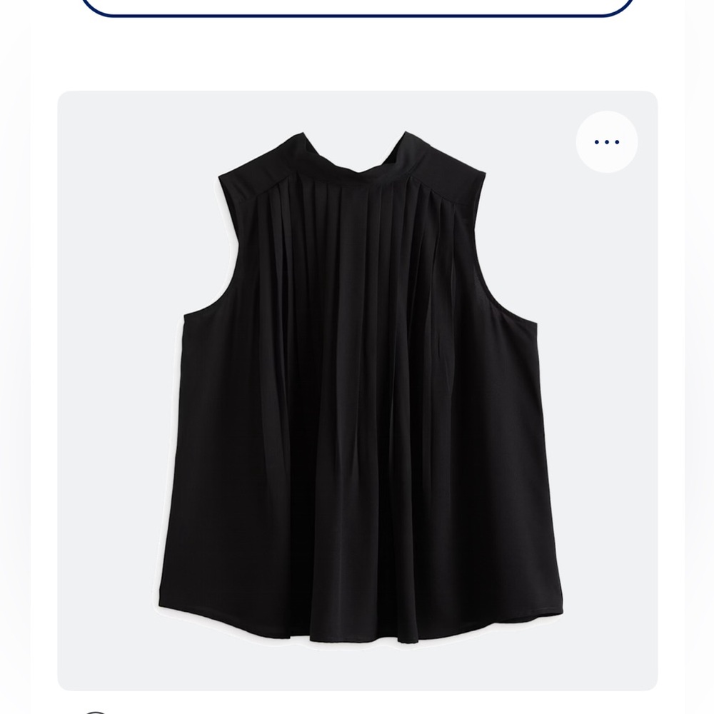Elegant Black Sleeveless Top